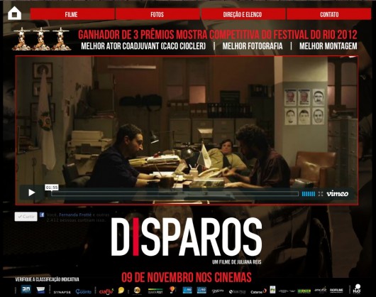 site oficial do filme DISPAROS